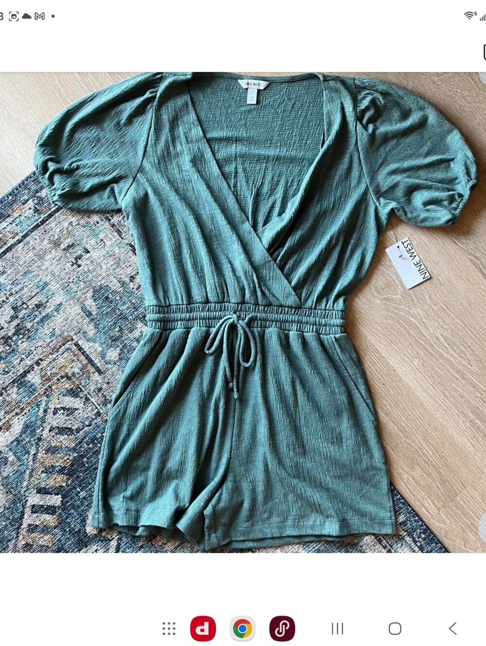 Nine West Green Romper